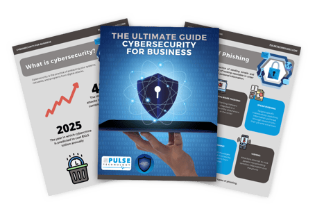 A preview of the Ultimate Guide to Cybersecurity for Businesses PDF