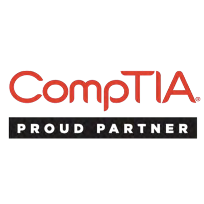 The CompTIA Proud Partner Logo