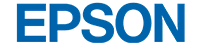 The Epson logo in Blue.