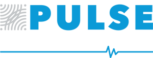 The Pulse Technology logo with the word technology written in white.