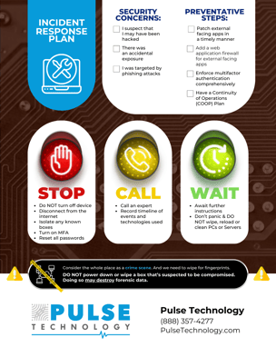 Pulse Technology Incident Response