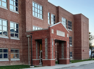 The outside of a school building