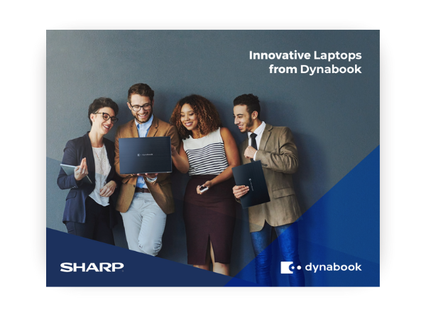 A preview of the Sharp Dynabook PDF about their Innovative Laptops.